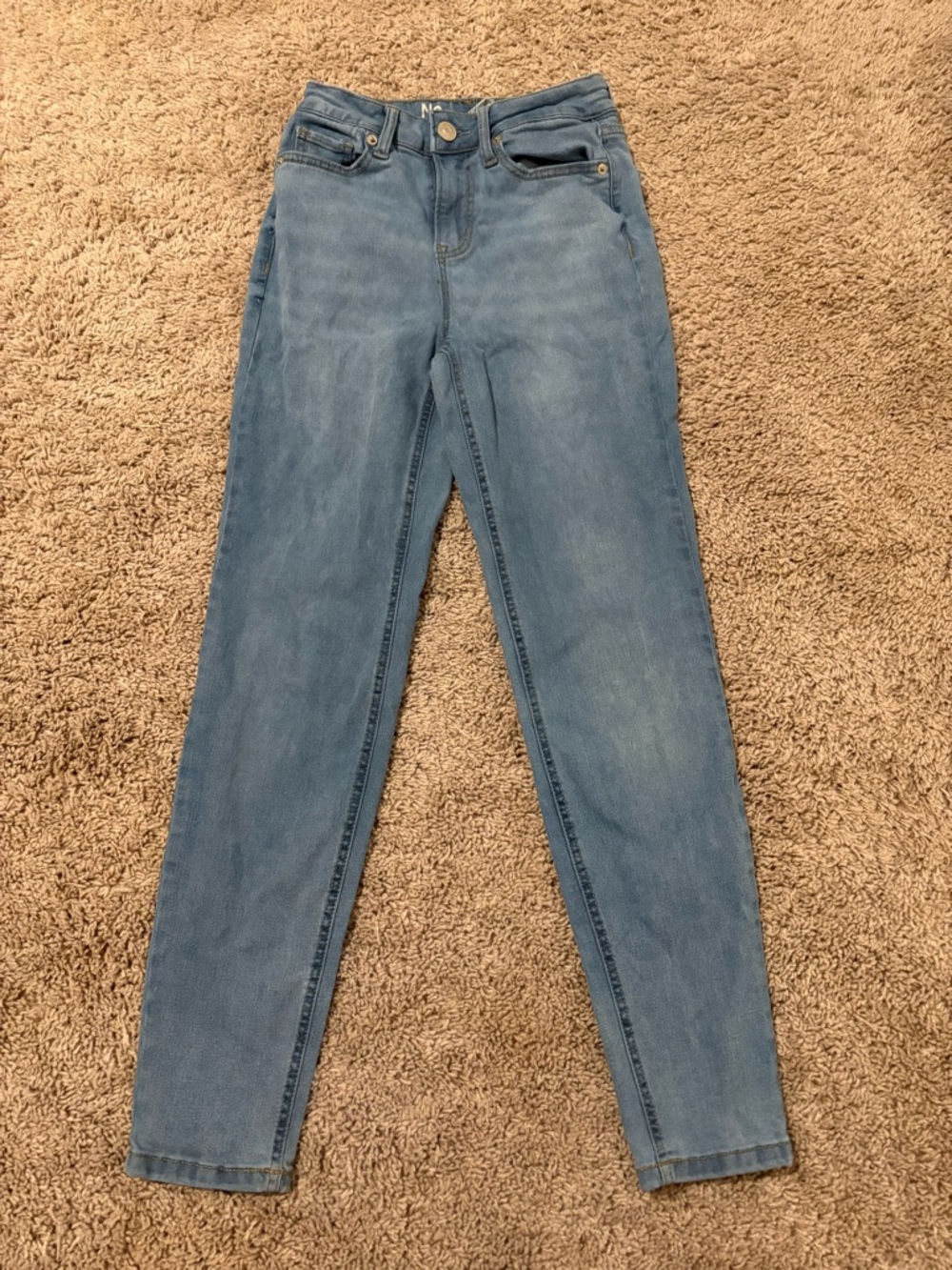 No Boundaries Light Blue Skinny Jeans — High Rise